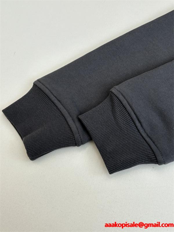 2025秋冬 上質 ダークグレー HERMES スエルメス コピー タジャン風 ジャケット 大人シック おしゃれ 