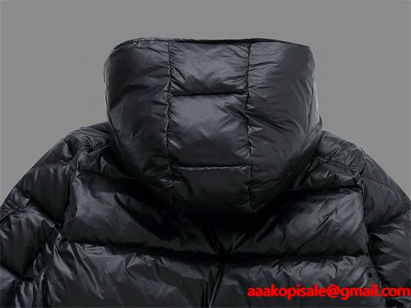  防寒 ブラック HERMES エルメス コピー ダウンジャケット アイコニックロゴ映え 暖か 高級感