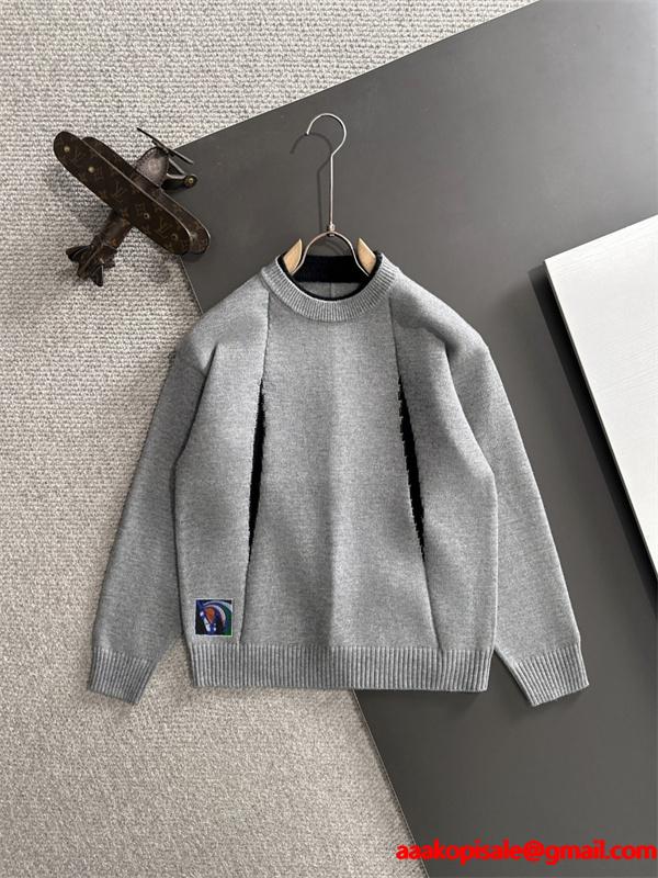 2025秋冬 洗練 ブラック HERMES エルメス コピー ニットセーター 高級感シック 