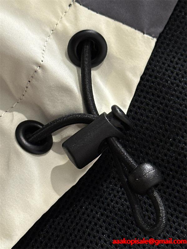 2025秋冬 機能性 ブラック×グレー HERMES エルメス コピー ジャケット 軽量スタイリッシュ