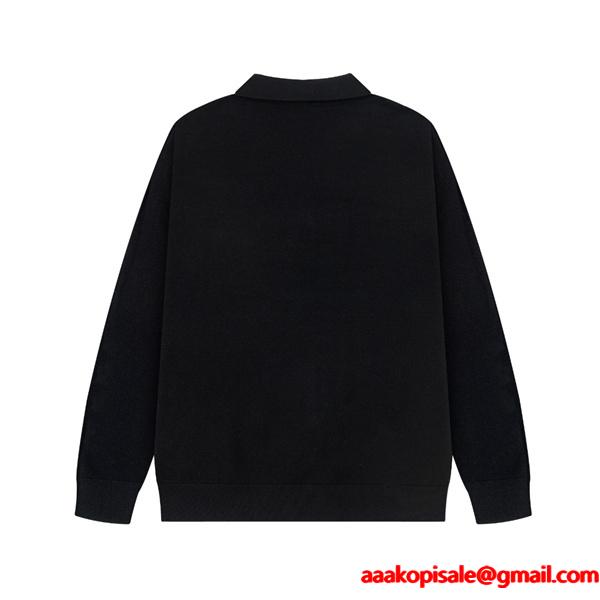 2025秋冬 クラシック グレー＆ブラック HERMES エルメス コピー ニット 大人洗練