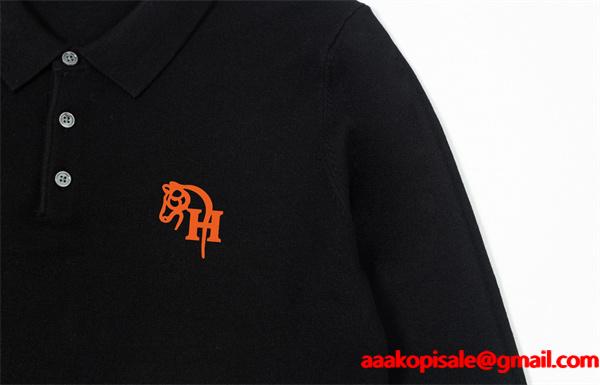 2025秋冬 クラシック グレー＆ブラック HERMES エルメス コピー ニット 大人洗練