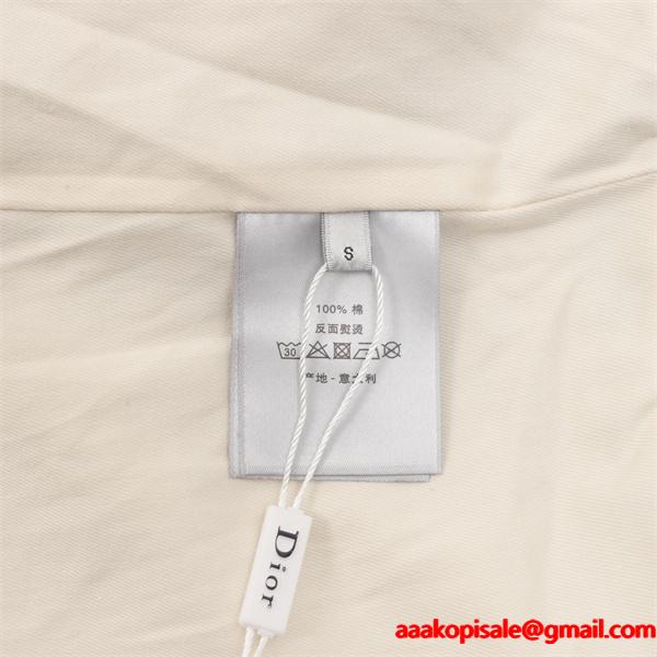 グレー 大人カジュアル 刺繍アクセント 定番人気アウター ジャケット DIOR ディオール コピー　 