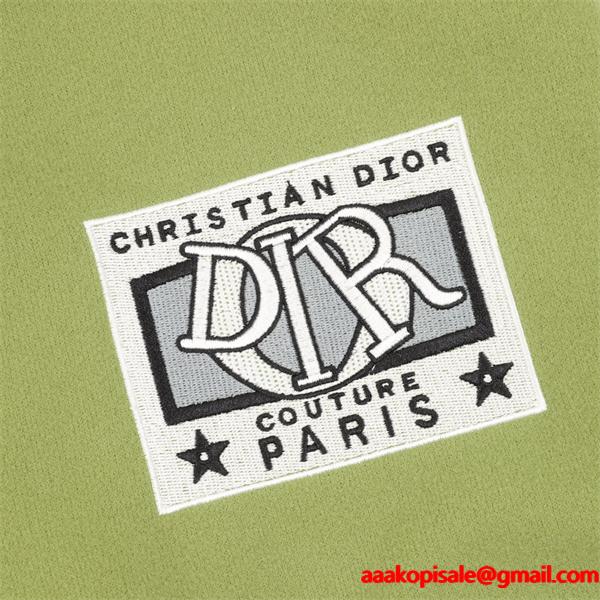 DIOR ディオール コピー トレンド感 オリーブグリーン 大人お洒落 ジャケット 人気必須