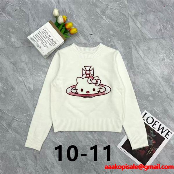 2025秋冬 クロムハーツ コピー ふんわり可愛い 刺繍 ニット カジュアル 定番 CHROME HEARTS セーター