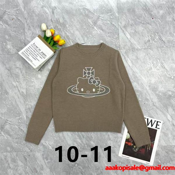 2025秋冬 クロムハーツ コピー ふんわり可愛い 刺繍 ニット カジュアル 定番 CHROME HEARTS セーター