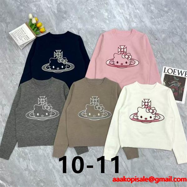 2025秋冬 クロムハーツ コピー ふんわり可愛い 刺繍 ニット カジュアル 定番 CHROME HEARTS セーター