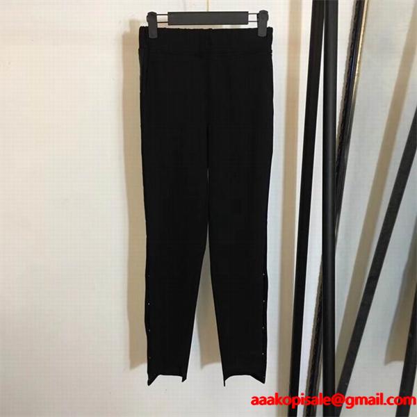 クロムハーツ コピー 2025秋冬 クール ブラック スリムジョガーパンツ モード感 CHROME HEARTS