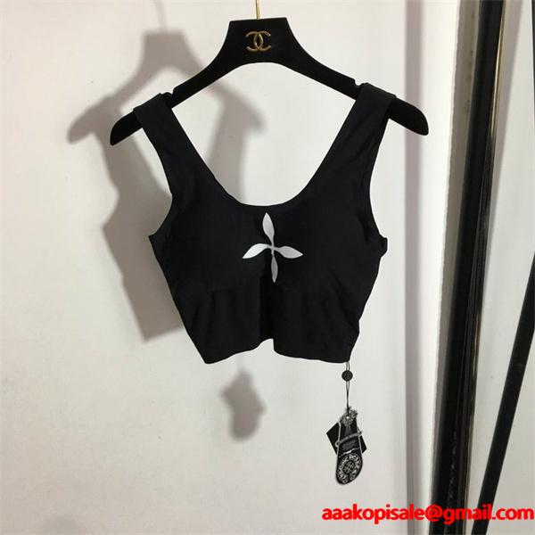 CHROME HEARTS 上質 ホワイト アウト クロムハーツ コピー タンクトップ 柔らかフィット 大人ヘルシー