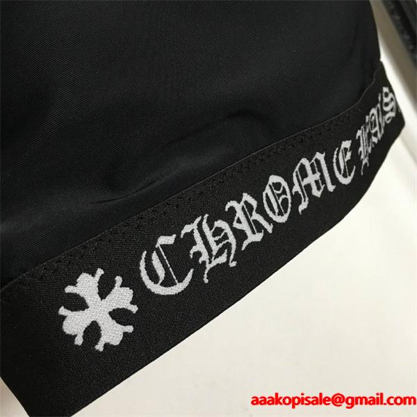 クロムハーツ コピー 2025秋冬 高級感 CHROME HEARTS ブラック CHロゴ スポーツブラ＆レギンスセット 美シルエット