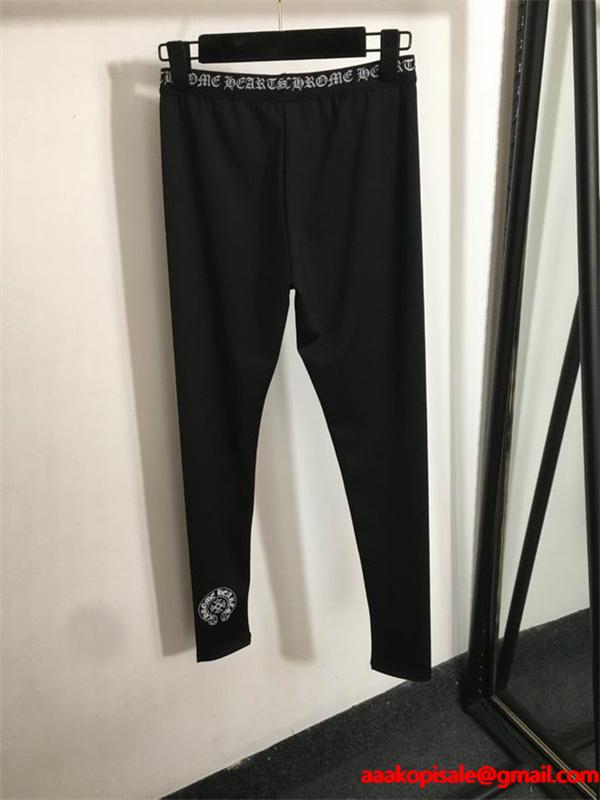 CHROME HEARTS 2025秋冬 スタイリッシュ ロゴ映え クロムハーツ コピー パンツ 美脚 魅力