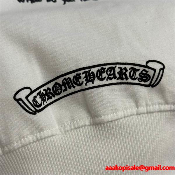 2025秋冬 エレガント ロゴラインが映える 快適 クロムハーツ コピー CHROME HEARTS 長袖ｔシャツ