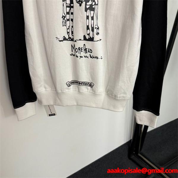 2025秋冬 エレガント ロゴラインが映える 快適 クロムハーツ コピー CHROME HEARTS 長袖ｔシャツ