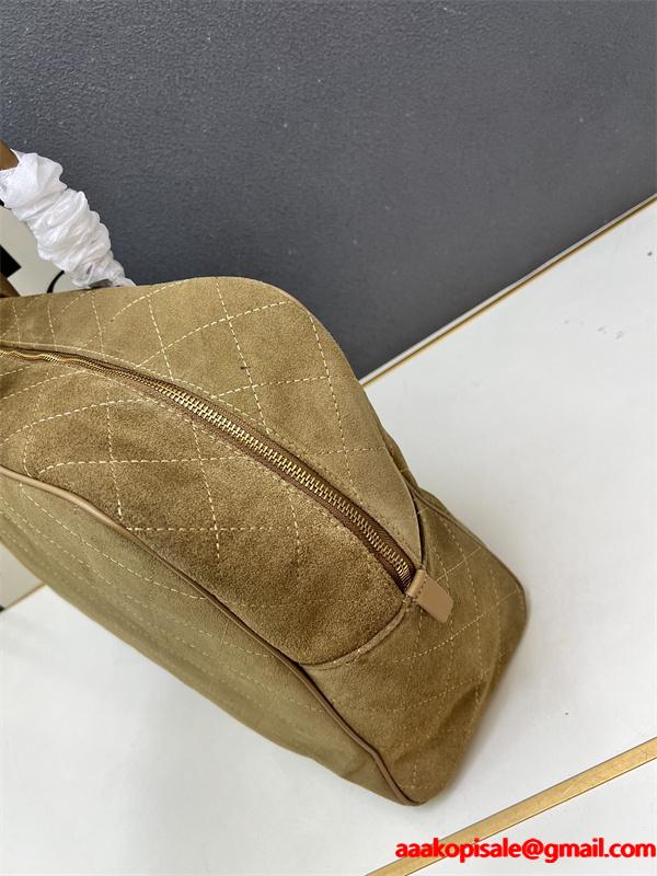 2025秋冬 CHANEL シャネル コピー トレンド 上品 ブラック スエード 通勤 人気 大容量 ハンドバッグ