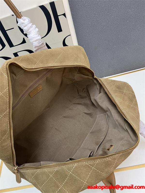 2025秋冬 CHANEL シャネル コピー トレンド 上品 ブラック スエード 通勤 人気 大容量 ハンドバッグ