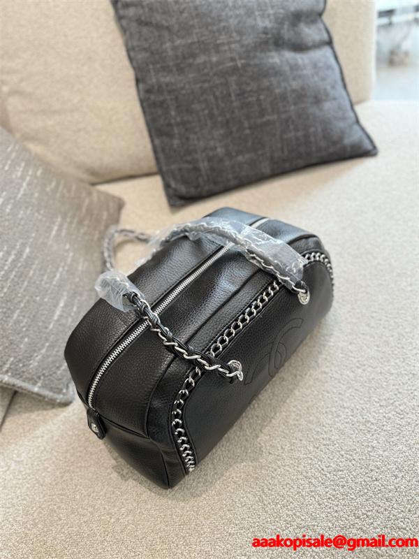 2025秋冬 シーズン限定 ブラック CHANEL シャネル 偽物 人気必須 ショルダーバッグ