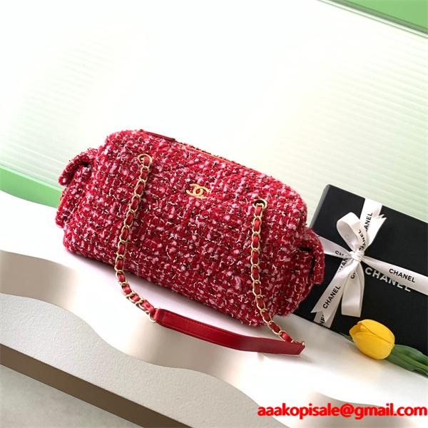 あったか映えレッド 新作注目 チェーン CHANEL シャネル スーパーコピー ショルダーバッグ