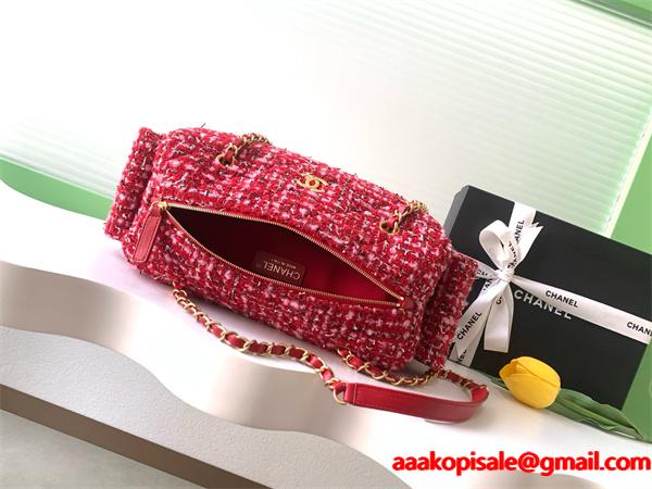 あったか映えレッド 新作注目 チェーン CHANEL シャネル スーパーコピー ショルダーバッグ