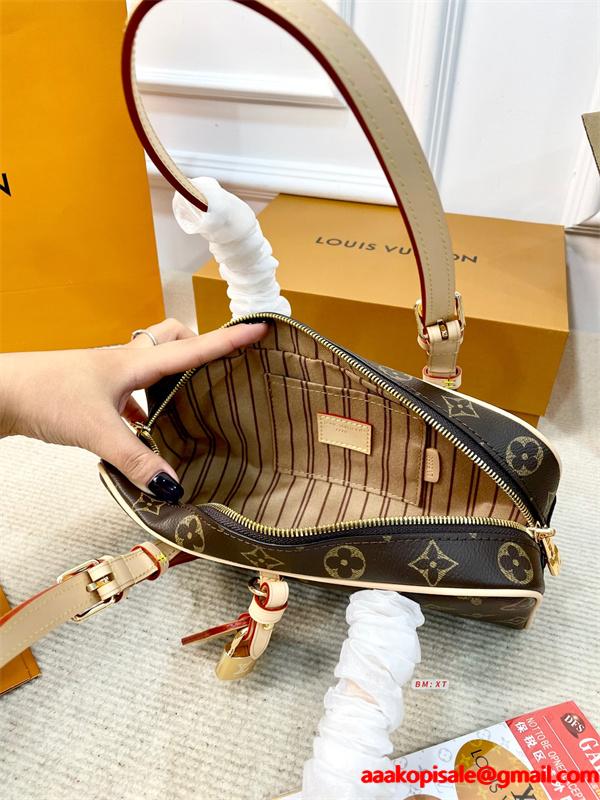 2025秋冬 クラシック ブラウン 人気急上昇 LOUIS VUITTON ルイヴィトン コピー ミニボストンバッグ