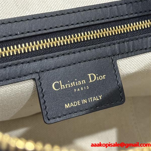 2025秋冬 ブルーグレー 人気急増 上質 収納便利 ミニボストンバッグ Dior ディオール 偽物