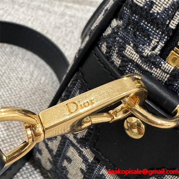2025秋冬 ブルーグレー 人気急増 上質 収納便利 ミニボストンバッグ Dior ディオール 偽物