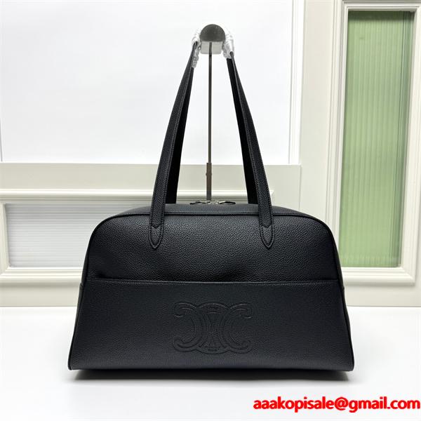  CELINE セリーヌ スーパーコピー ブラック 高級映え シンプルトーン ライン トートバッグ 