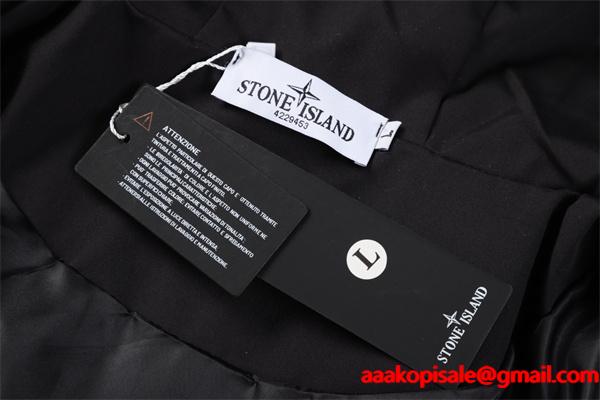 2025秋冬 ブラック 新作軽量 スタイリッシュ STONE ISLAND ストーンアイランド 偽物 ジャケット