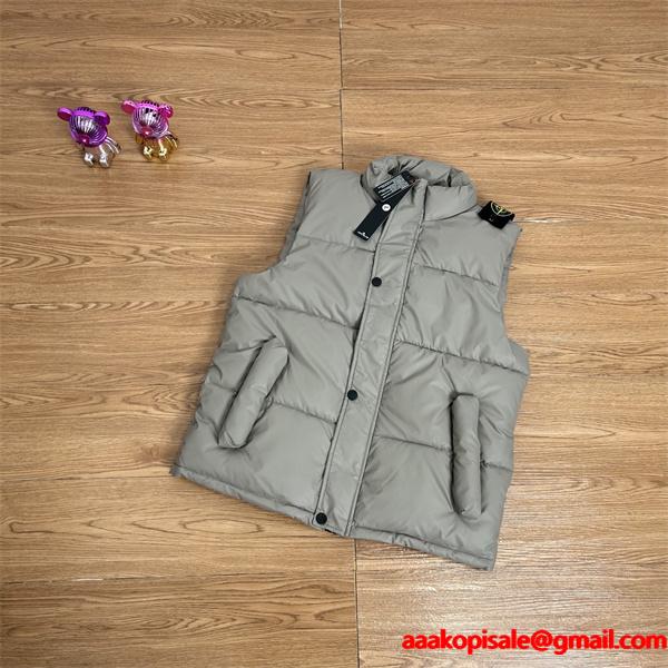 2025秋冬 シーズン映え ブラック新作必見 便利 STONE ISLAND ストーンアイランド コピー  ダウンベスト