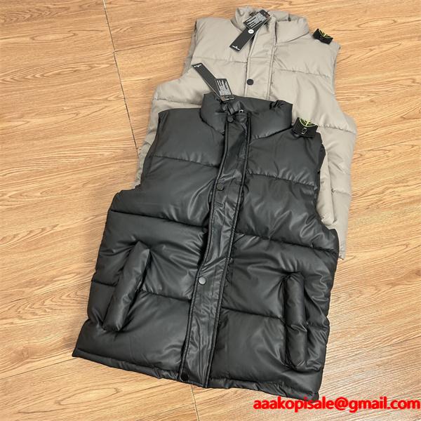 2025秋冬 シーズン映え ブラック新作必見 便利 STONE ISLAND ストーンアイランド コピー  ダウンベスト