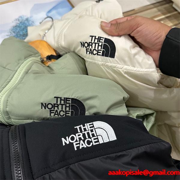 THE NORTH FACE ザノースフェイス コピー 秋冬 ブラック/グリーン/クリーム 人気必須 軽暖 ダウンベスト