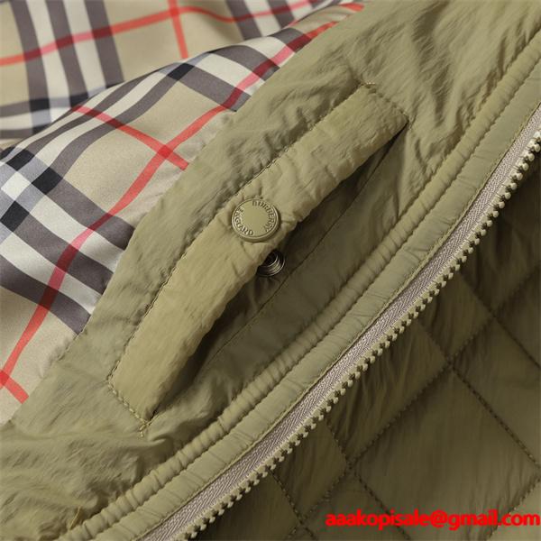 BURBERRY バーバリー コピー 秋冬 ブラック 話題上昇 シンプル上品 キルティング ジャケット