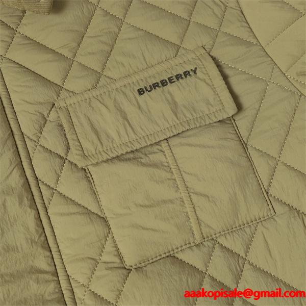 BURBERRY バーバリー コピー 秋冬 ブラック 話題上昇 シンプル上品 キルティング ジャケット