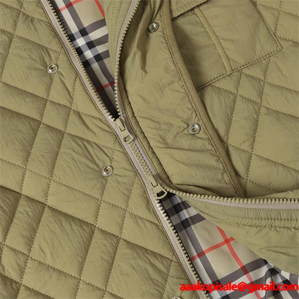 BURBERRY バーバリー コピー 秋冬 ブラック 話題上昇 シンプル上品 キルティング ジャケット