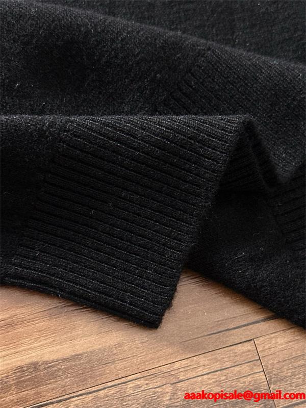  2025秋冬 ブラック BURBERRY バーバリー コピー 話題急増 すっきり上質 ニットセーター