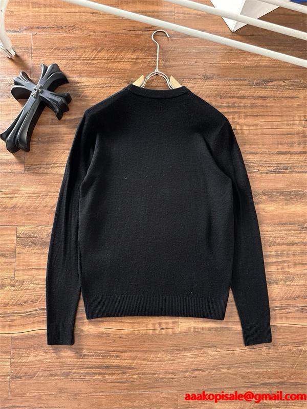  2025秋冬 ブラック BURBERRY バーバリー コピー 話題急増 すっきり上質 ニットセーター