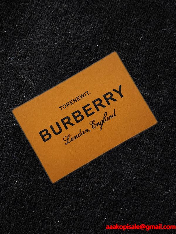 BURBERRY バーバリー コピー 秋冬 ブラック 新着注目 落ち着き 大人モードニット セーター