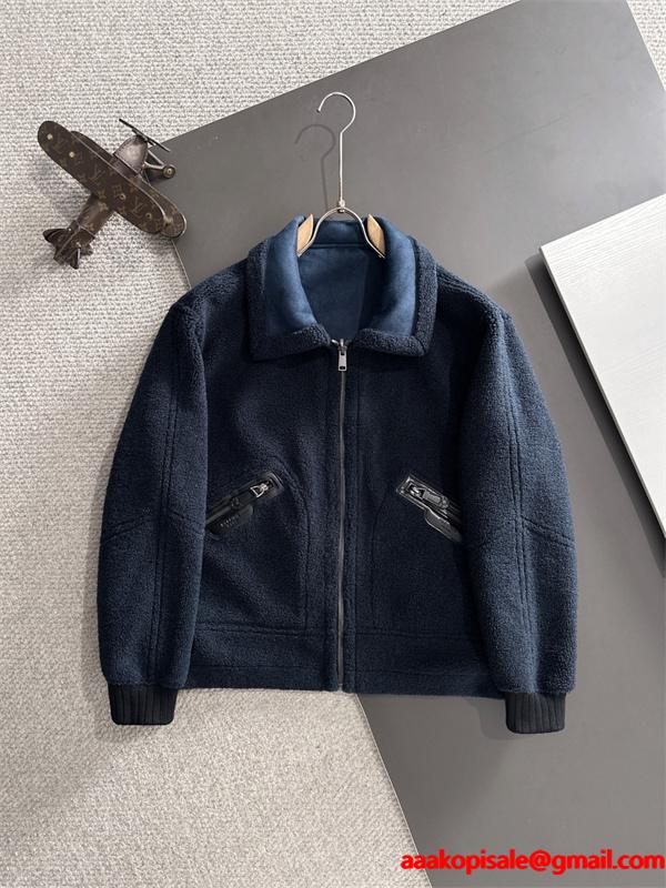 BURBERRY バーバリー コピー 本格派 ボアフリース ブルゾン ジャケット 冬用アウター 