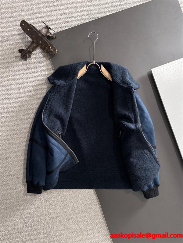 BURBERRY バーバリー コピー 本格派 ボアフリース ブルゾン ジャケット 冬用アウター 