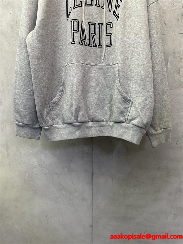 都会的な雰囲気 トレンド プレミアム 当店イチオシ CELINE セリーヌ コピー パーカー