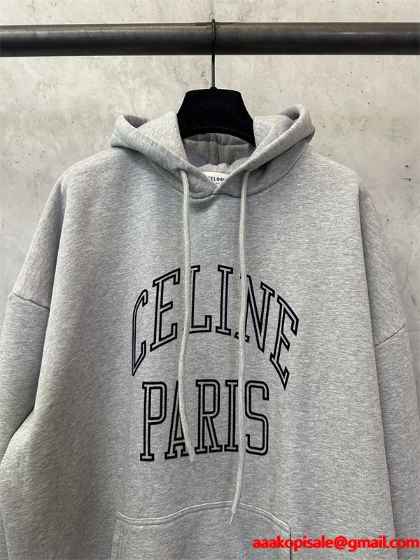 都会的な雰囲気 トレンド プレミアム 当店イチオシ CELINE セリーヌ コピー パーカー