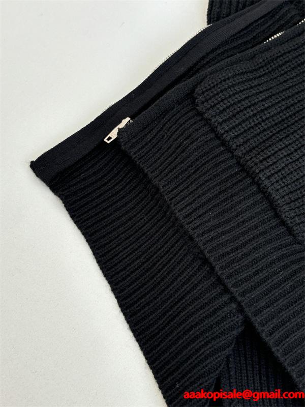 秋冬 ブラック 注目必至 エレガント暖感 CELINE セリーヌ コピー ジップパーカー