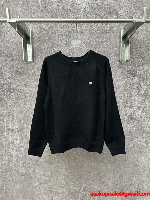 CELINE セリーヌ コピー ブラック 注目度上昇 ヴィンテージ調 大人映え ニット セーター