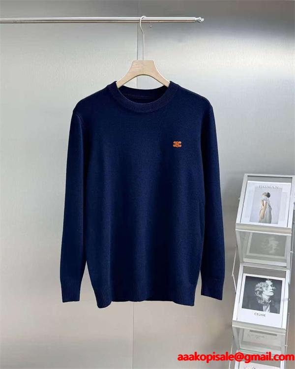 2025秋冬 人気急増 ふんわり暖か ベーシック CELINE セリーヌ コピー ニット セーター