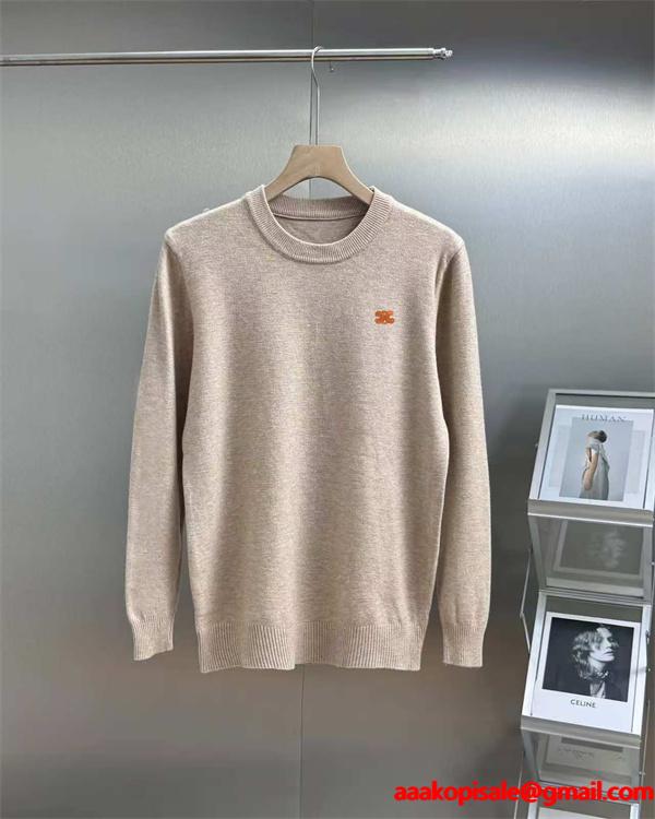 2025秋冬 人気急増 ふんわり暖か ベーシック CELINE セリーヌ コピー ニット セーター