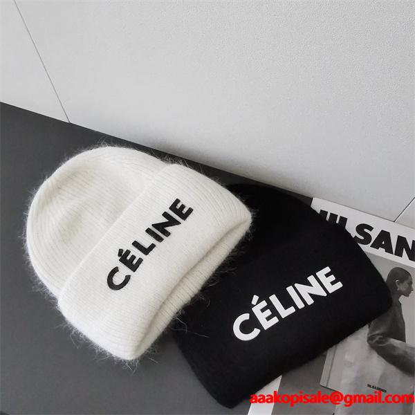 入手困難！2025秋冬必須 プレミアム品質 ニット帽 CELINE セリーヌ スーパーコピーコピー  