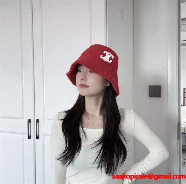 秋冬 人気急上昇 上品カジュアル 立体 CELINE セリーヌ コピー ニット帽  