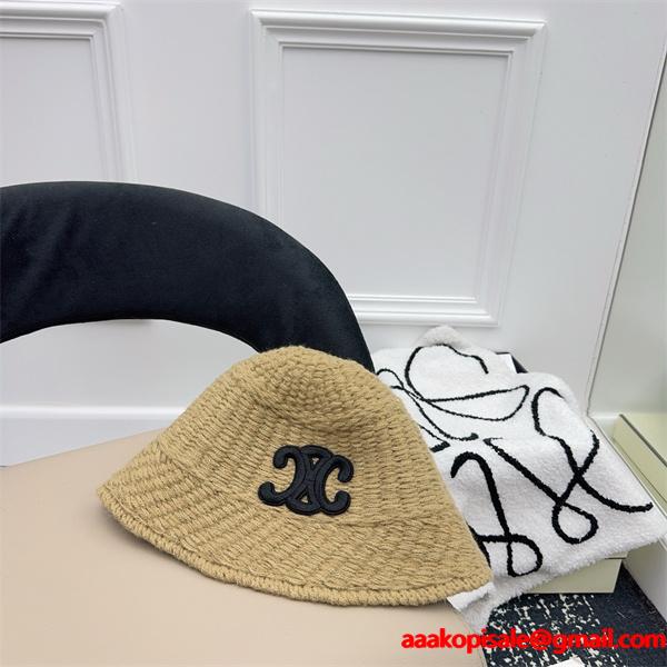 秋冬 人気急上昇 上品カジュアル 立体 CELINE セリーヌ コピー ニット帽  