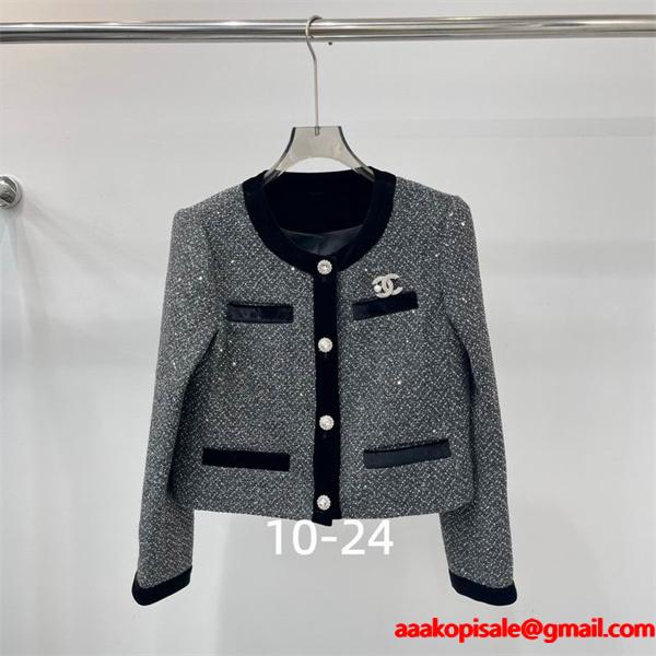 最新作❤❤シャネル セットアップコピー CHANEL 2点セットおしゃれコーディネート