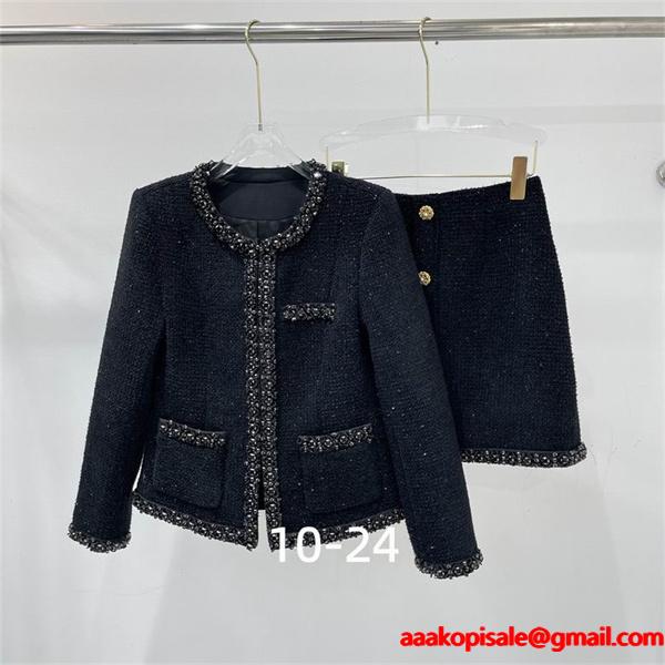 人気❤シャネルセットアップコピー CHANEL激安通販レディースファッション秋冬トレンド