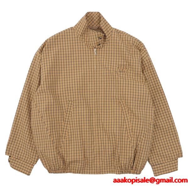 2025年秋冬 チェック柄 大人カジュアル 上品 スタンドカラー MIUMIU ミュウミュウ 偽物 ジャケット